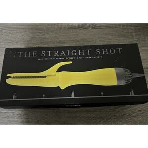 Drybar the Straight Shot Blow-Drying Flat Iron 900-3430-4 with Yellow Brush